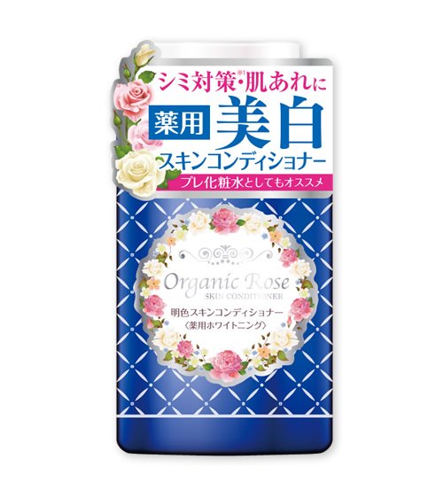 Nước hoa hồng dưỡng trắng Meishoku Organic Rose Whitening Skin Conditioner